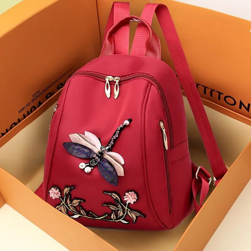 Casual Oxford Women's Backpack High Student Girls School Bag