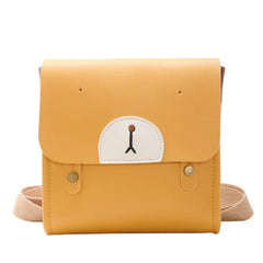 Kids Bear PU Leather Backpack Kindergarten Mini Schoolbag