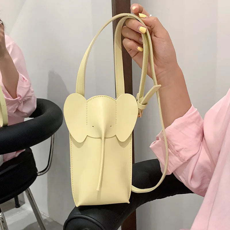 Leisure Elephant Small Square Mobile Phone Bag Mini One-shoulder Messenger Femal