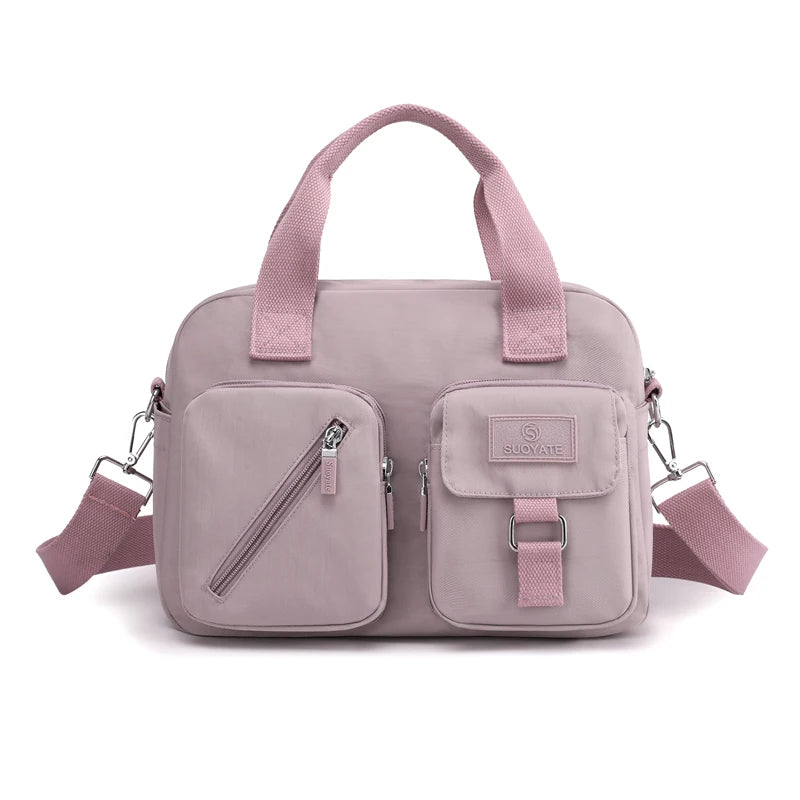 Nylon Messenger Bag Women's Shoulder Handbag Large Capacity Tote