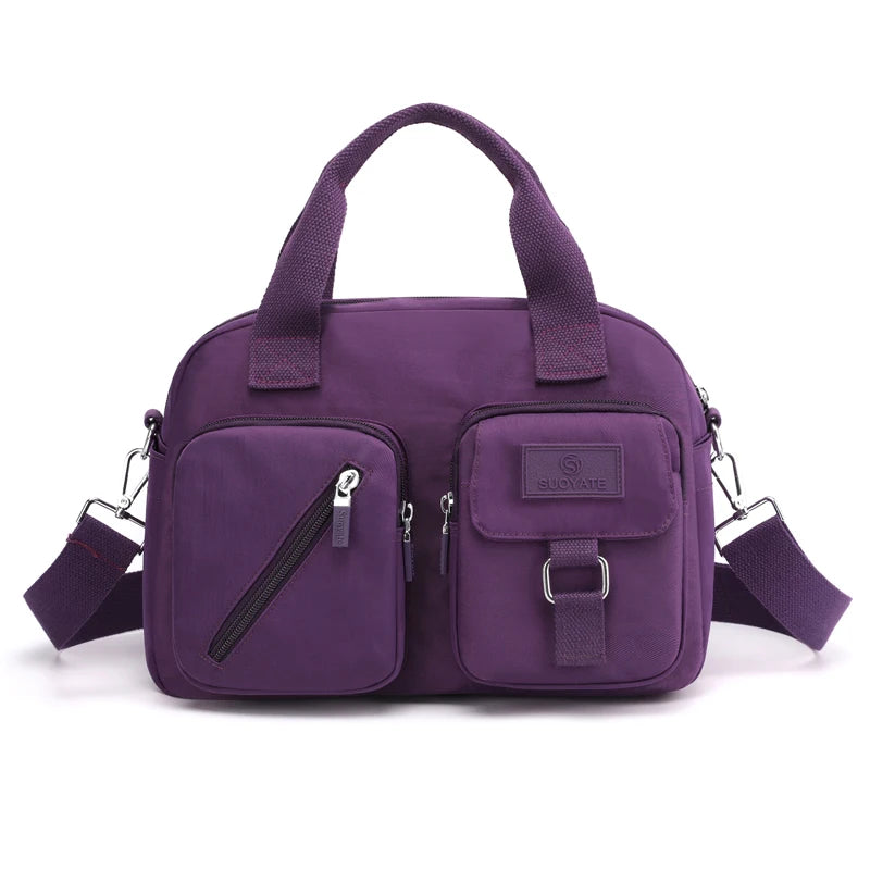 Nylon Messenger Bag Women's Shoulder Handbag Large Capacity Tote