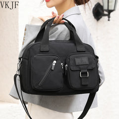 Nylon Messenger Bag Women's Shoulder Handbag Large Capacity Tote