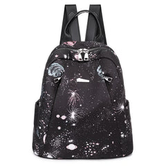 Anti-theft Backpack Oxford Cloth Shoulder Bag Large Capacity for Teen Girls