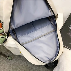Unisex Backpack Casual Large Capacity School Bag Travel Bag