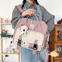 Waterproof Small Backpack for Teenage Girls Student College Schoolbag