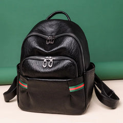 Teenage Girls' PU Leather Backpack