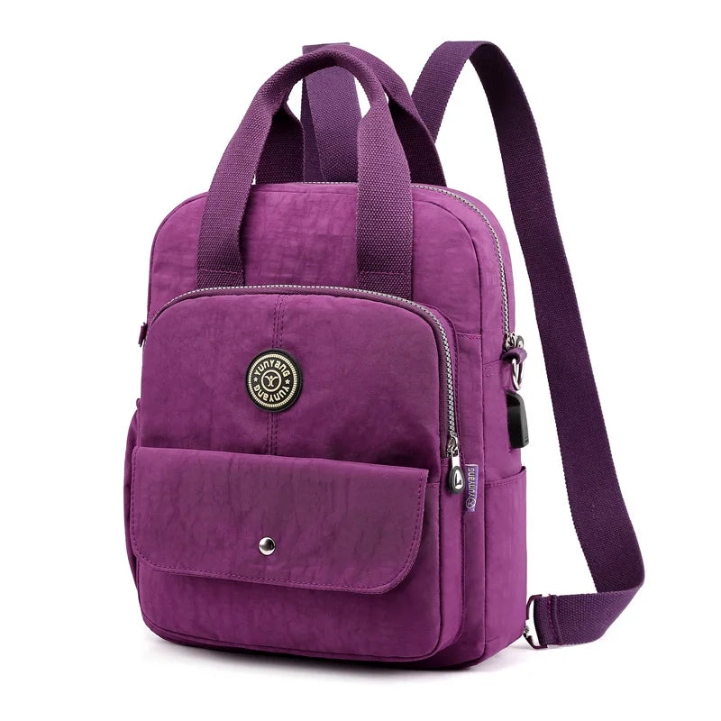 Multifunction Backpack USB Charging School Travel Bagpack