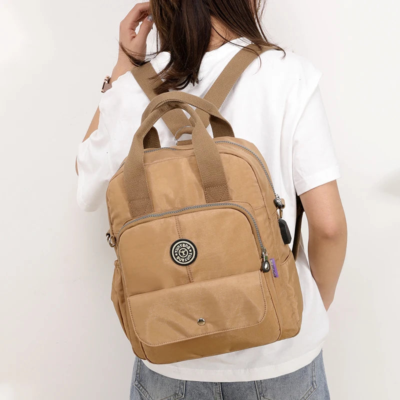 Multifunction Backpack USB Charging School Travel Bagpack