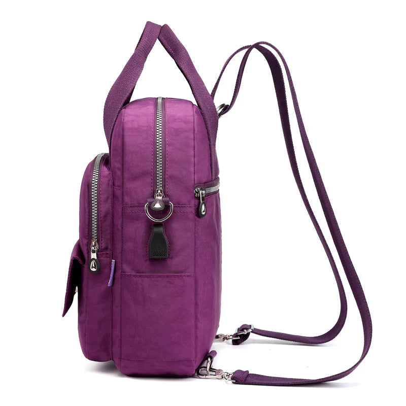Multifunction Backpack USB Charging School Travel Bagpack