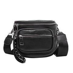 Cowhide Leather Handbag for Women - High Ladies Shoulder Bag Totes
