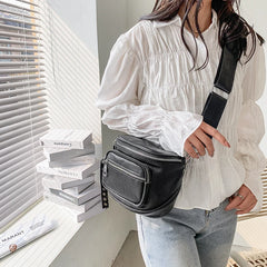 Cowhide Leather Handbag for Women - High Ladies Shoulder Bag Totes