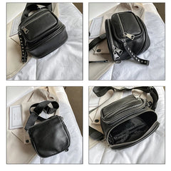 Cowhide Leather Handbag for Women - High Ladies Shoulder Bag Totes