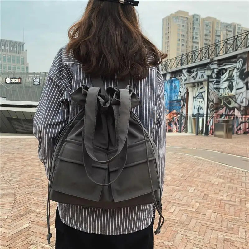 Nylon Travel Backpack Women Mochilas Ladies Laptop Rucksack