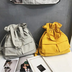 Nylon Travel Backpack Women Mochilas Ladies Laptop Rucksack