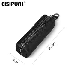 Leather Keychain Organizer Pouch Men Women