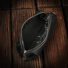 Leather Keychain Organizer Pouch Men Women