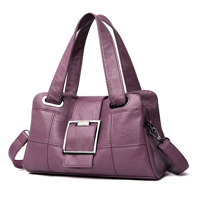 High Leather Handbags Crossbody Bags For Women Femina Tote Shoulder Bags