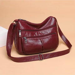 High Purse PU Leather Handbags Women Shoulder Bags