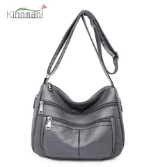 High Purse PU Leather Handbags Women Shoulder Bags