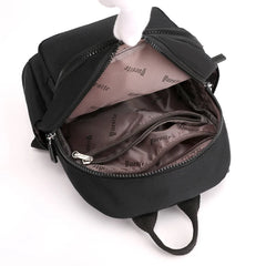 Waterproof Nylon Women's Backpack Mini Shopping Bag