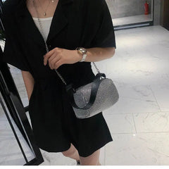 Shoulder Bag Armpit Pillow Handle Cylinder Chain Strip Messenger Women's Bag