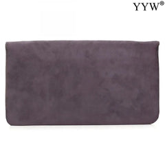 Velvet Shoulder Clutch Bag with Strap for Women Wedding Party