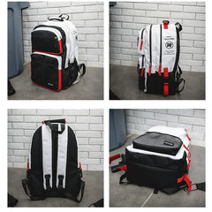 Large Men Backpack Women School Bag High College Student Multifunction