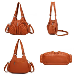 Soft Leather Handbag Women Shoulder Bag Female Crossbody Tote Bag