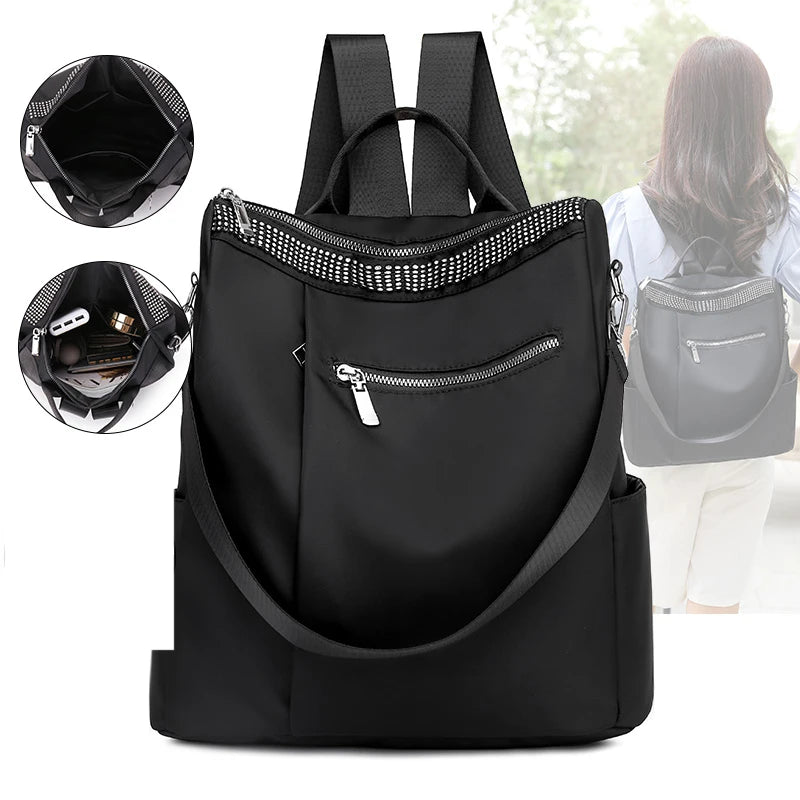 Waterproof Oxford Anti Theft Backpack for Women