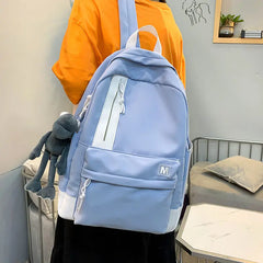 Waterproof Panelled Backpack for Women 15.6 inch Laptop Travel Bags