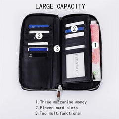 Custom Photo Single-sided Print Zipper Clutch Bag DIY Women Wallet