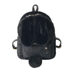 Pink Bunny Ears Backpack Harajuku Student School Bag