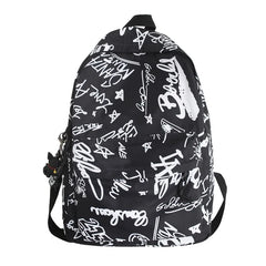 Nylon Water Backpack Men Large Capacity Schoolbag For Girl