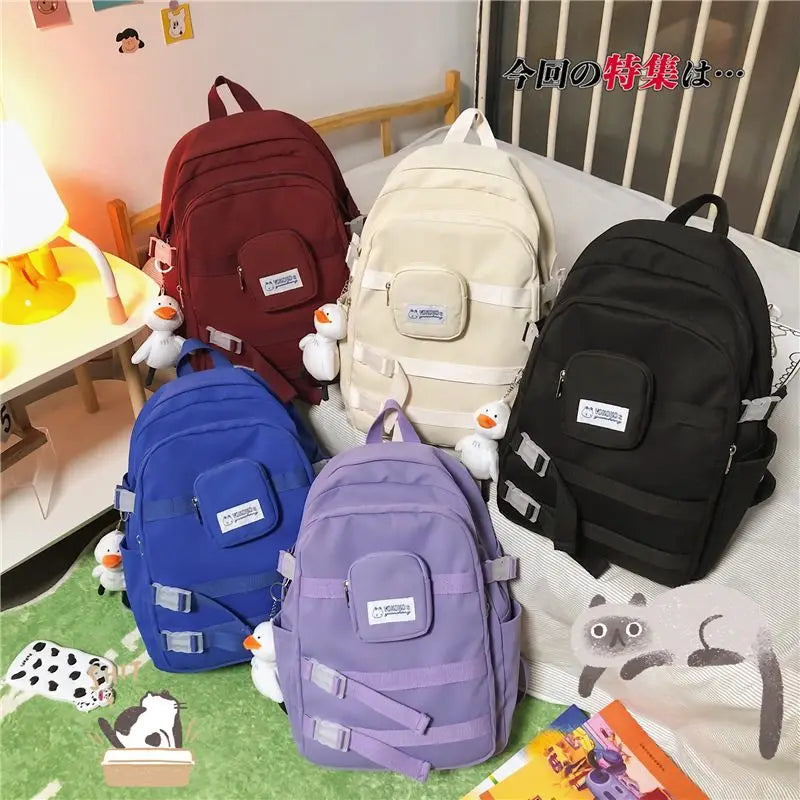 Large Capacity Girls School Backpack