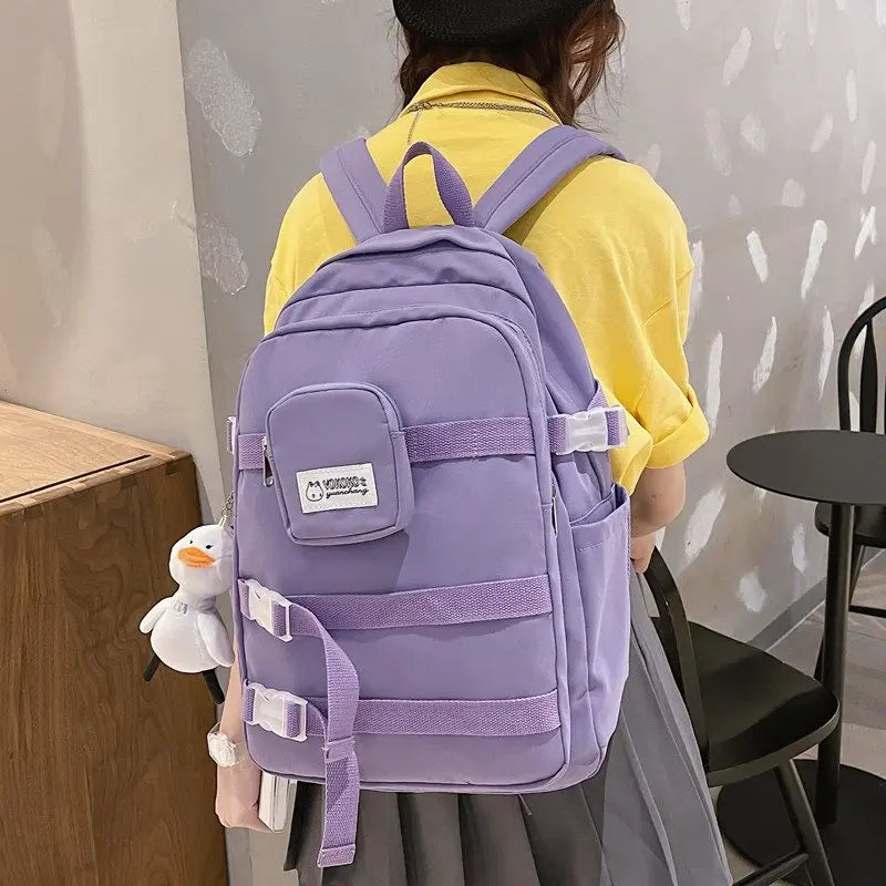 Large Capacity Girls School Backpack