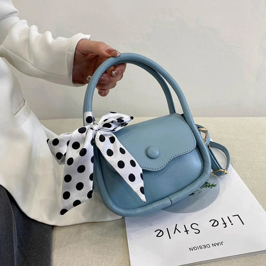Small Bow Shoulder Bag Crossbody Top-handle Bag