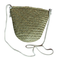 Smiley Straw Woven Bag Beach Messenger Bag Coin Purse
