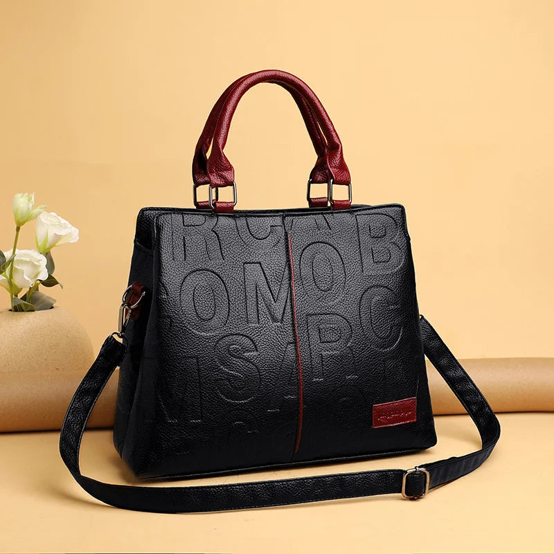 Stylish Handbag with Large Capacity - Net Red