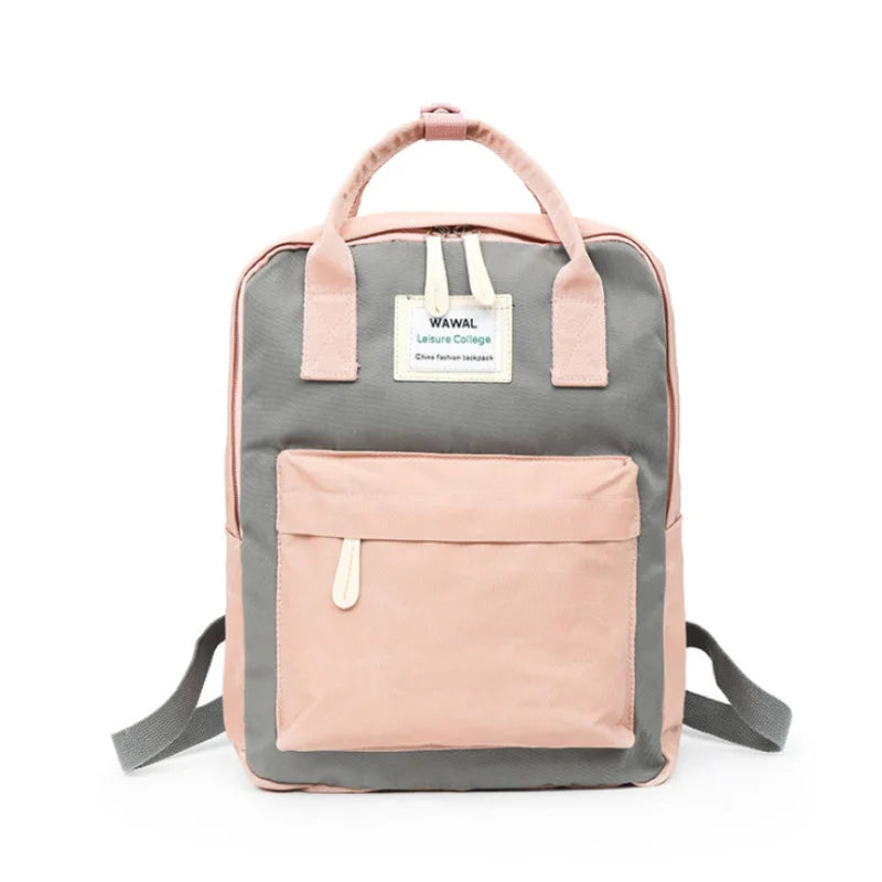 Japanese College Style Nylon Backpack
