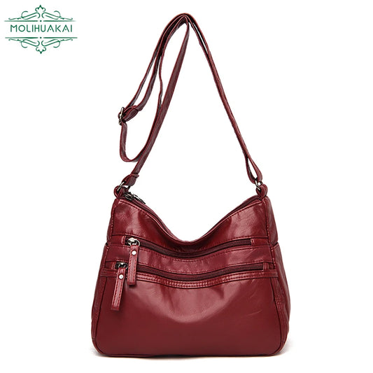 Summer Cross Bags Lady Bag Large Capacity Messenger Bag Multi-Pocket Handbag