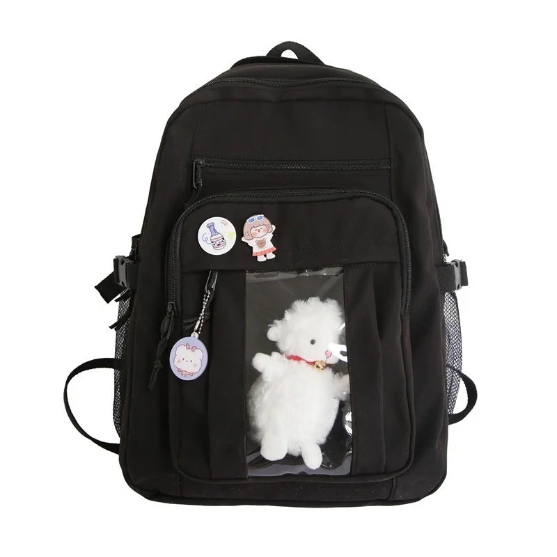 Summer Nylon Women Rucksack Female Travel Double Shoulder Backpack