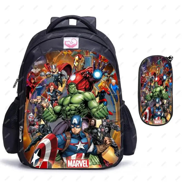 Hero Avenger Spidernan Backpacks Children Teenager Boys Girls Schoolbag