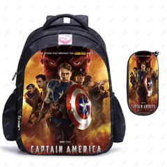 Hero Avenger Spidernan Backpacks Children Teenager Boys Girls Schoolbag