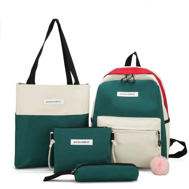 Canvas Women's Backpack College Style Bag