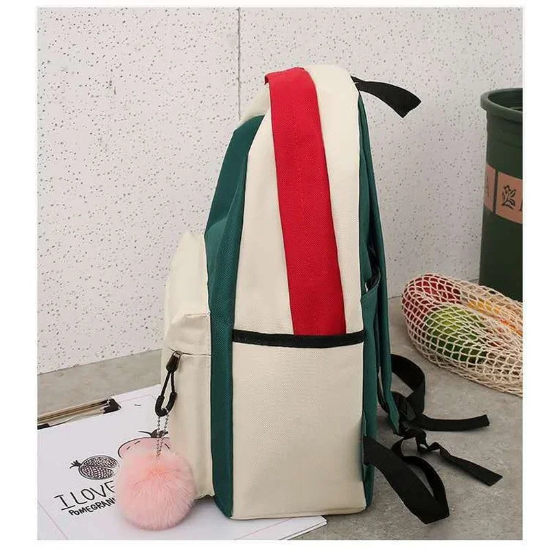 Canvas Women's Backpack College Style Bag