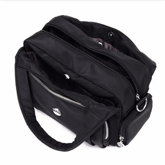 Waterproof Nylon Handbag Single Shoulder Messenger Bag Lady Casual Bag