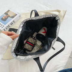 Winter Space Pad Cotton Down Bag for Women Shoulder Bags