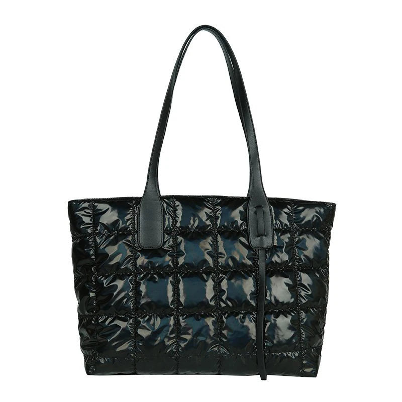 Winter Space Pad Cotton Down Bag for Women Shoulder Bags
