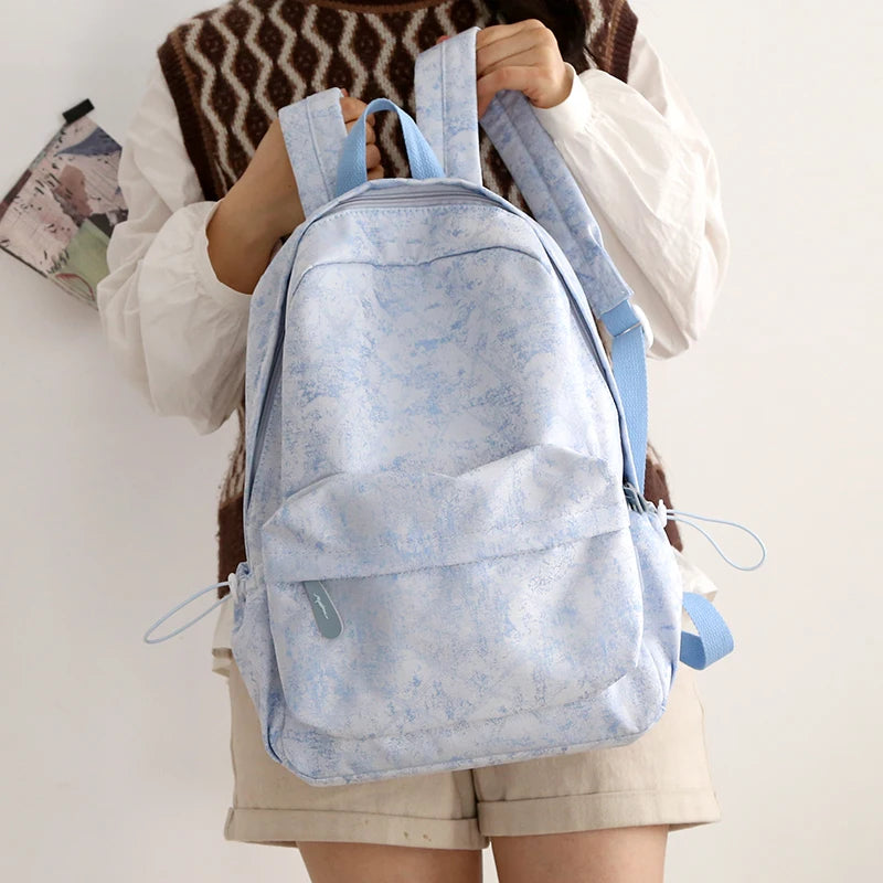 Waterproof School Backpack for Teenagers Couples Travel