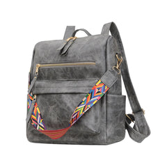 Women's Ethnic Style Embroidered Soft Backpack